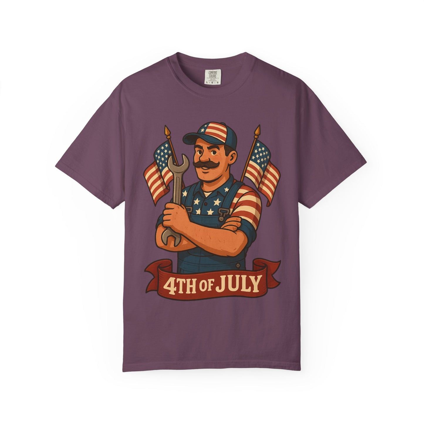 4th Of July Themed Mechanic Patriotic T-Shirt