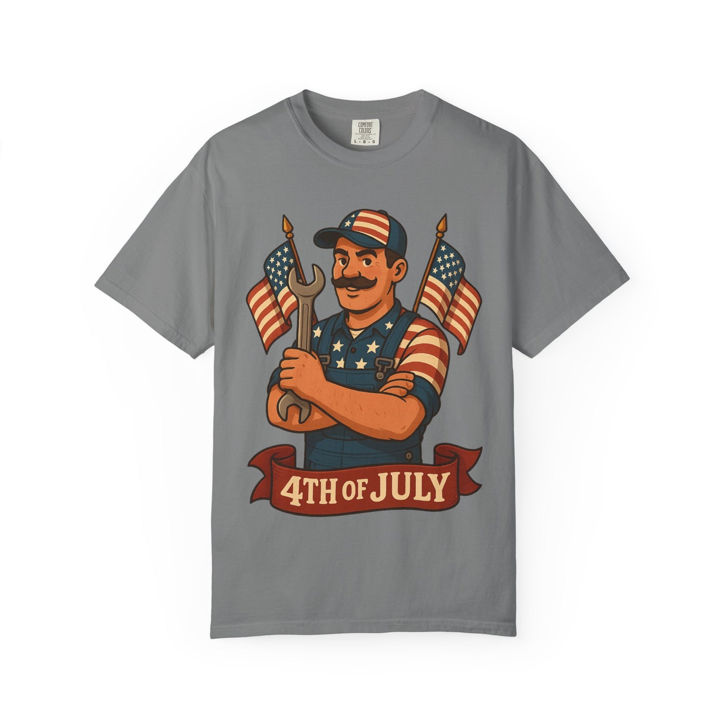 4th Of July Themed Mechanic Patriotic T-Shirt