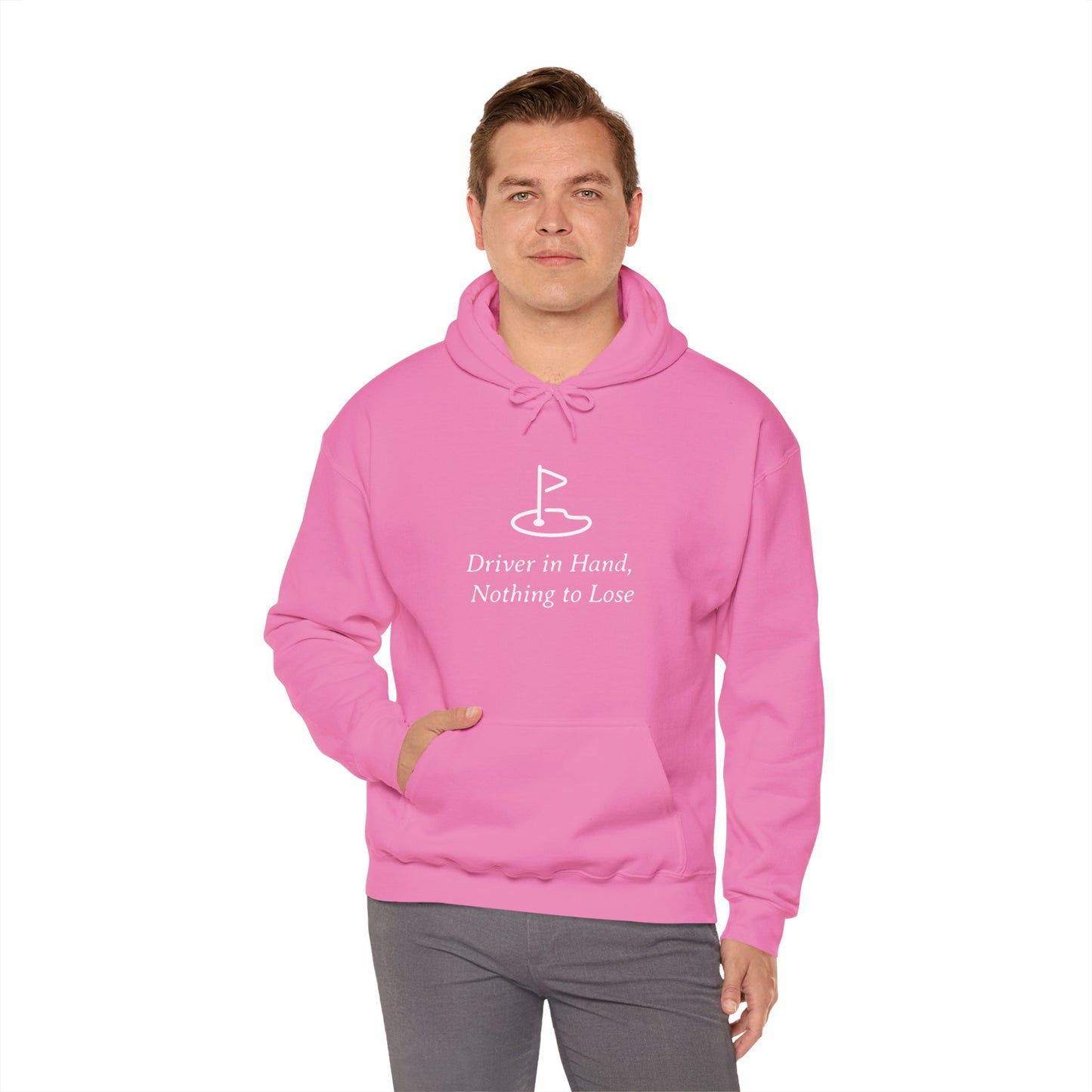 Driver In Hand Nothing To Lose Funny Golf Hoodie