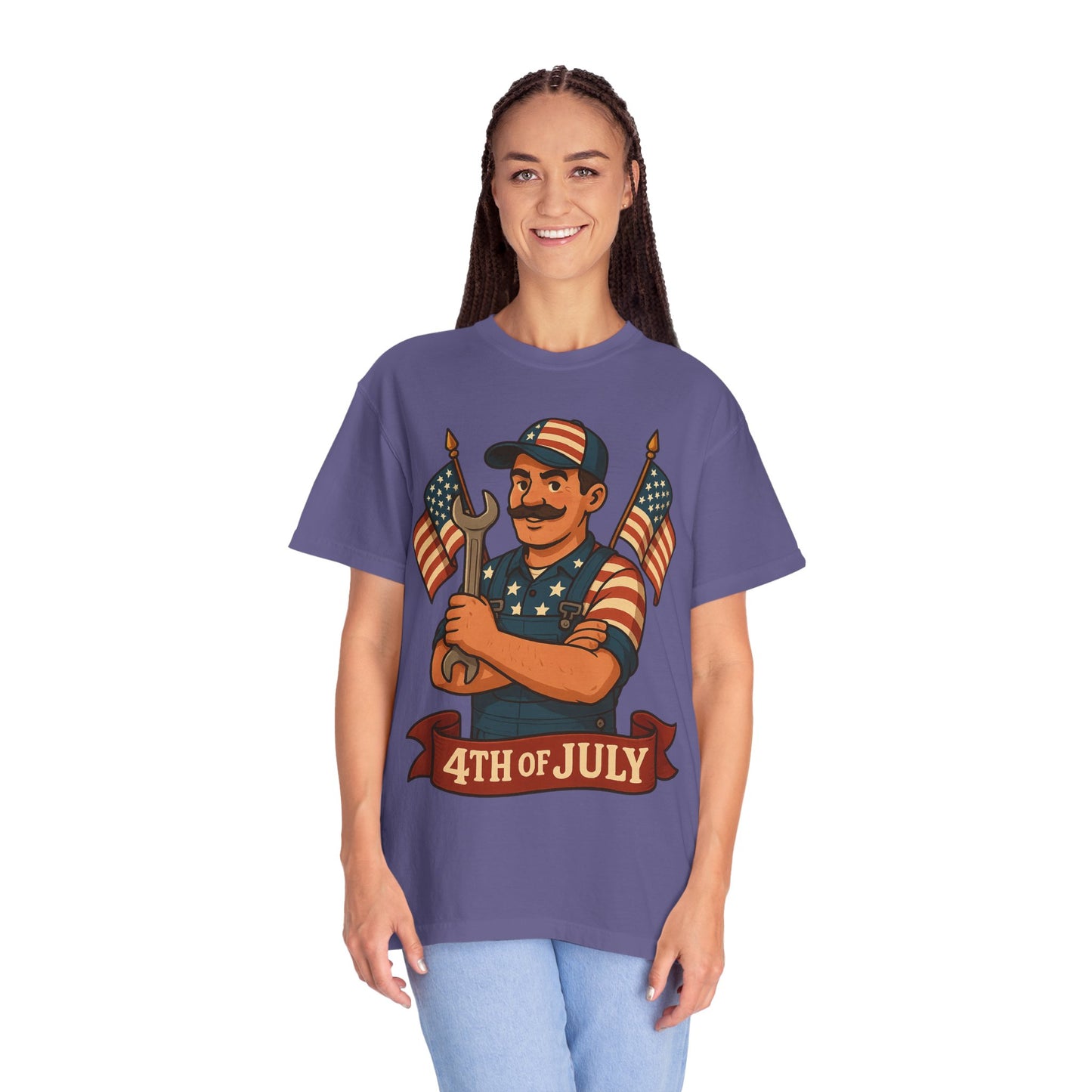 4th Of July Themed Mechanic Patriotic T-Shirt