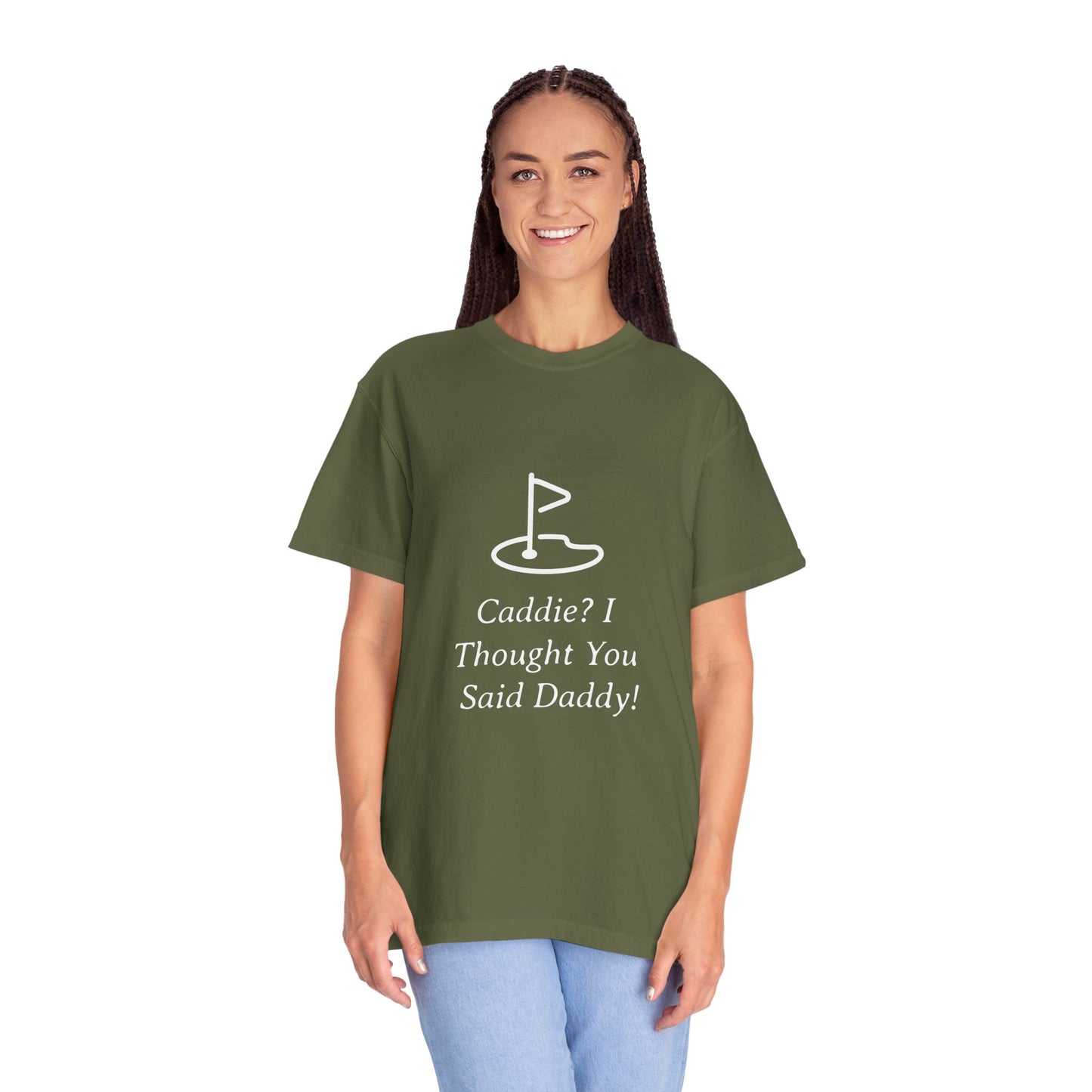 Caddy I Thought You Said Daddy Funny Golf T-shirt