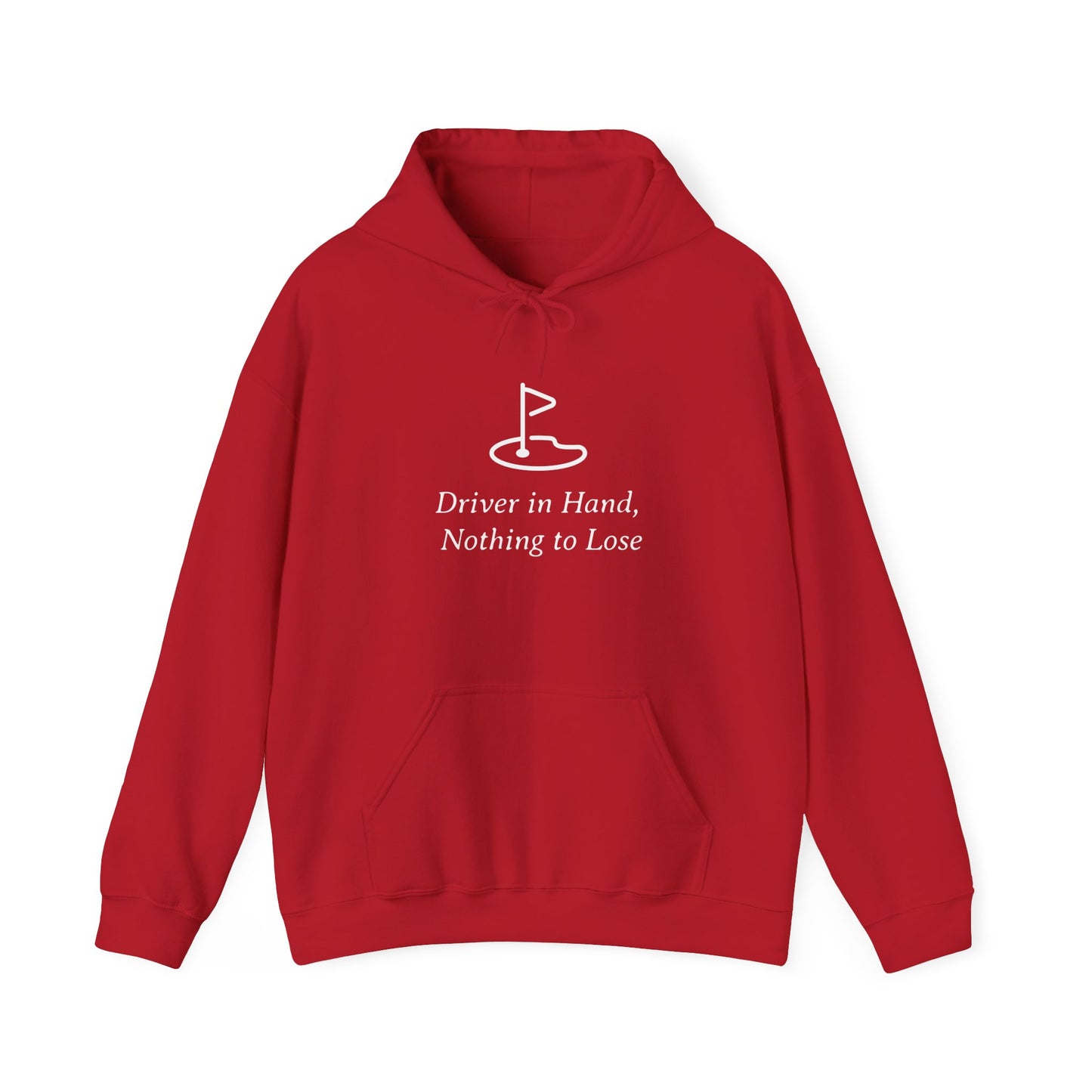 Driver In Hand Nothing To Lose Funny Golf Hoodie