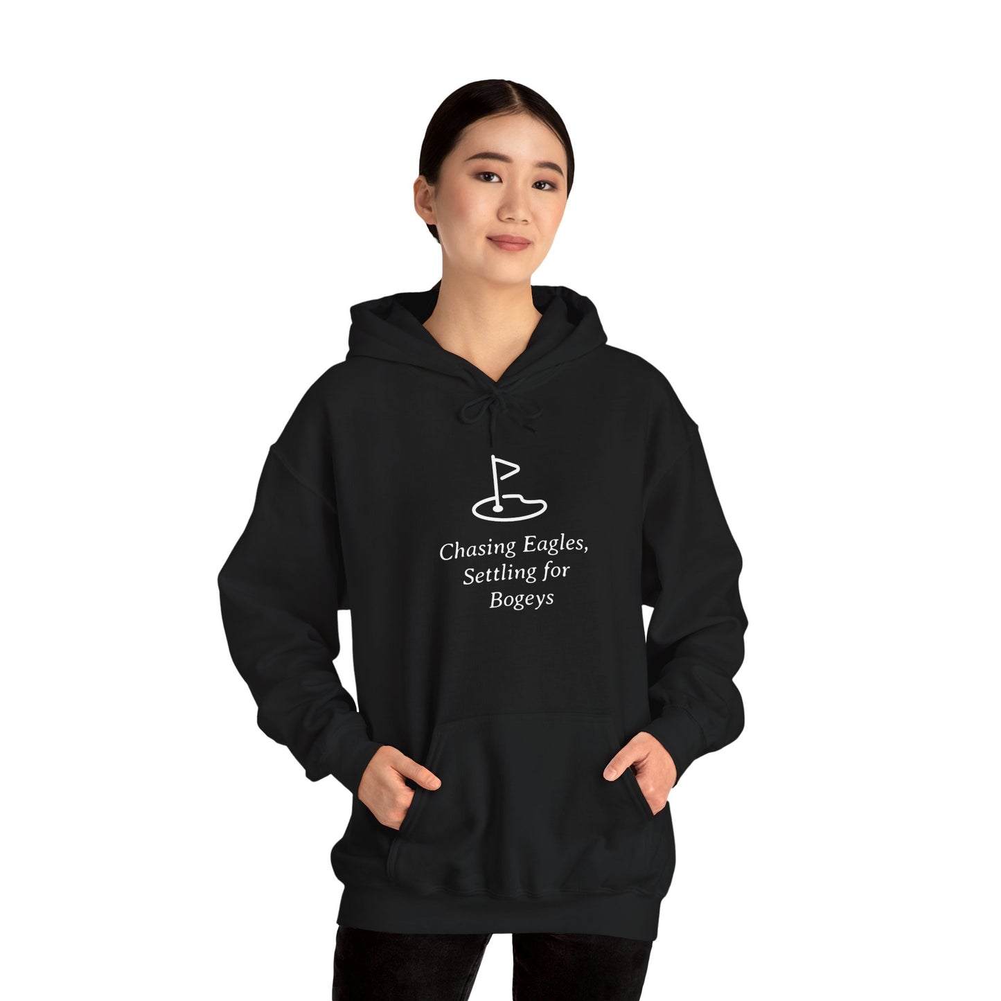 Chasing Eagles Funny Golf Hoodie