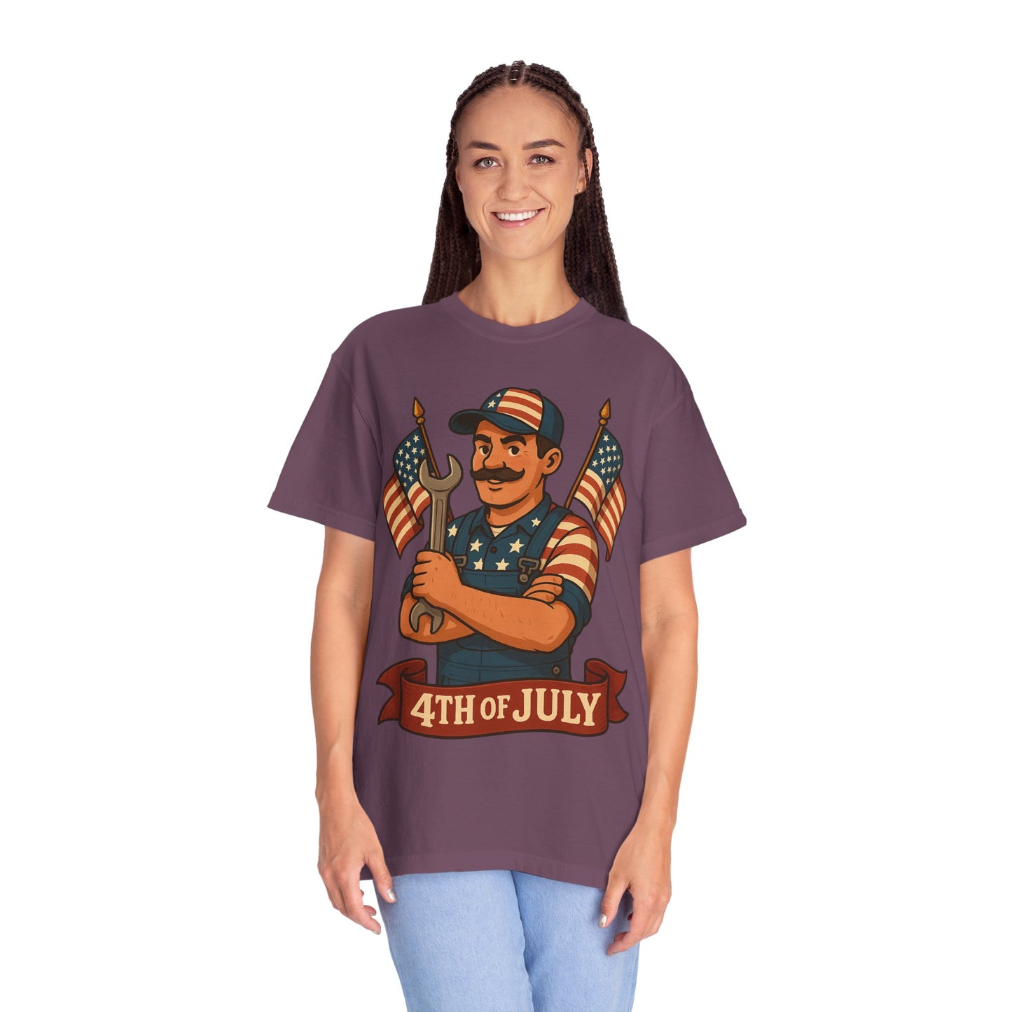 4th Of July Themed Mechanic Patriotic T-Shirt
