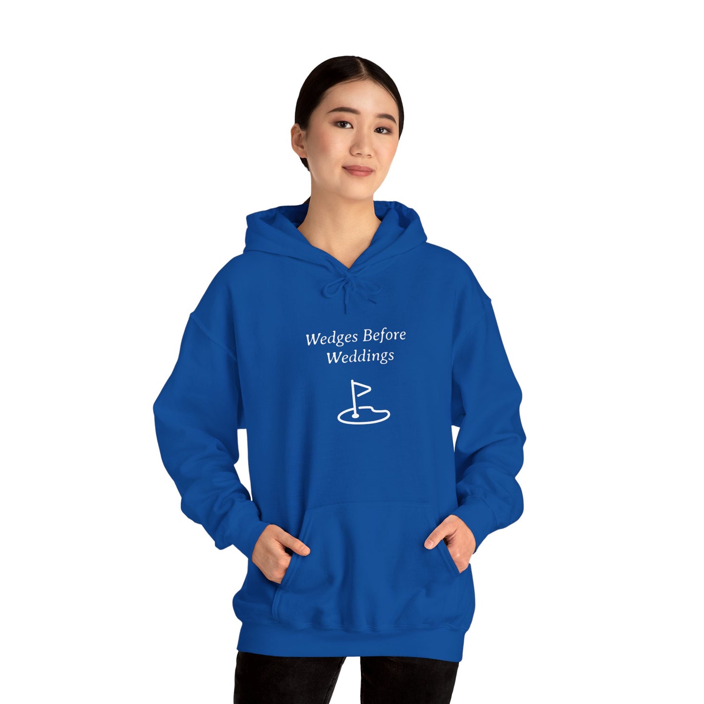 Wedges Before Weddings Funny Golf Hoodie