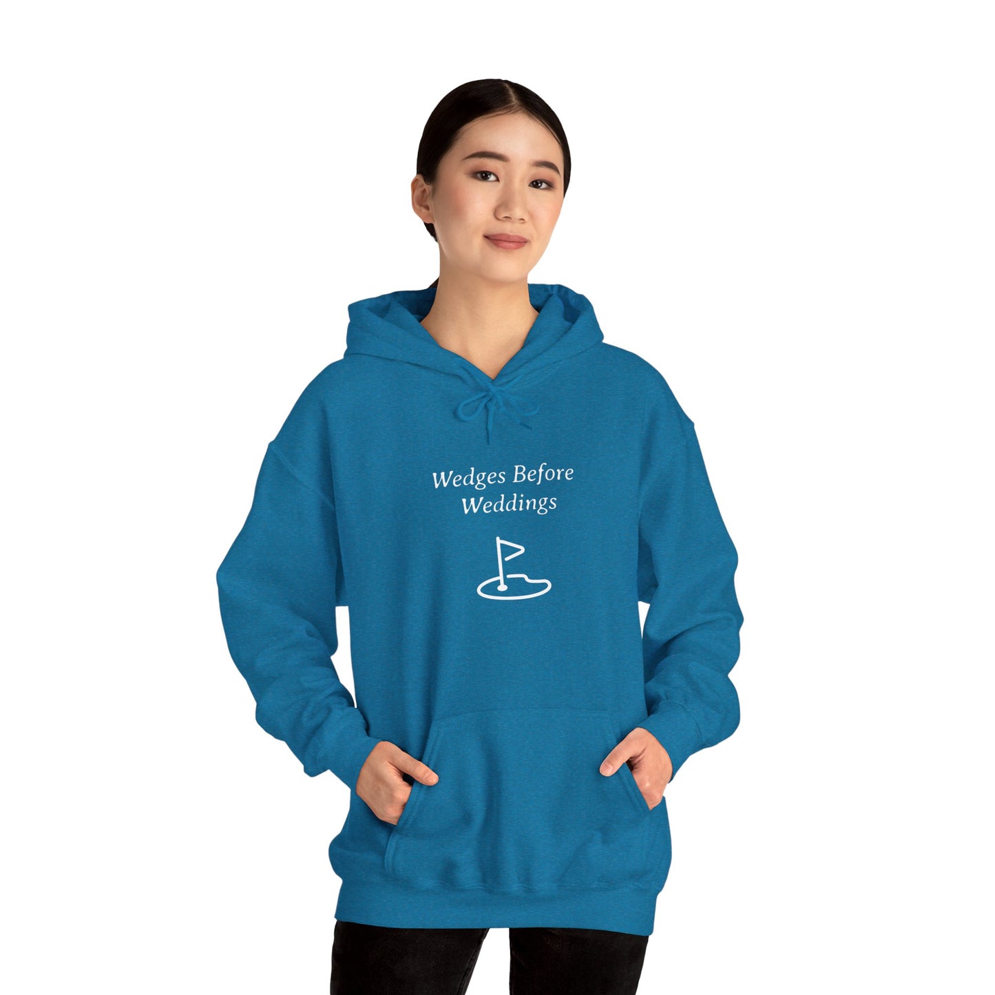 Wedges Before Weddings Funny Golf Hoodie