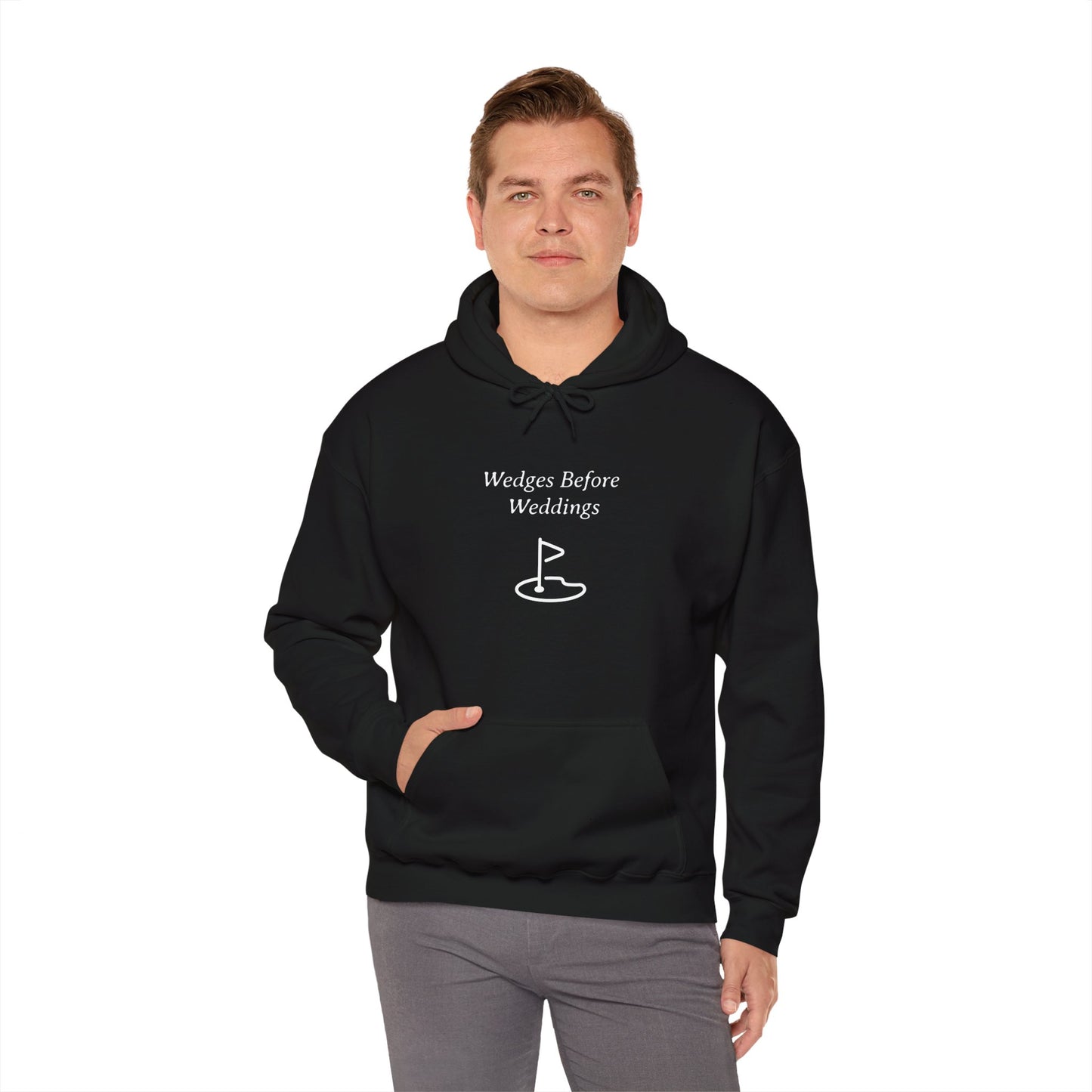 Wedges Before Weddings Funny Golf Hoodie