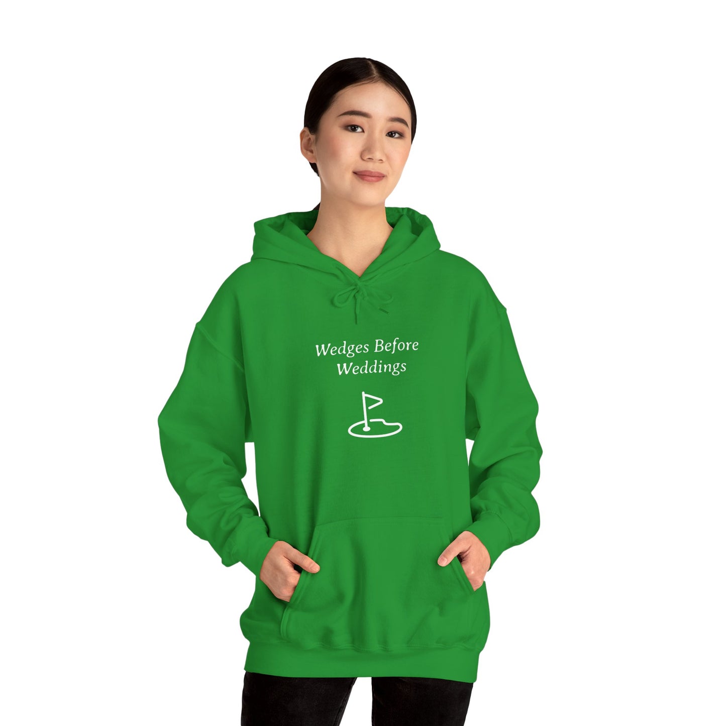Wedges Before Weddings Funny Golf Hoodie