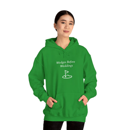 Wedges Before Weddings Funny Golf Hoodie