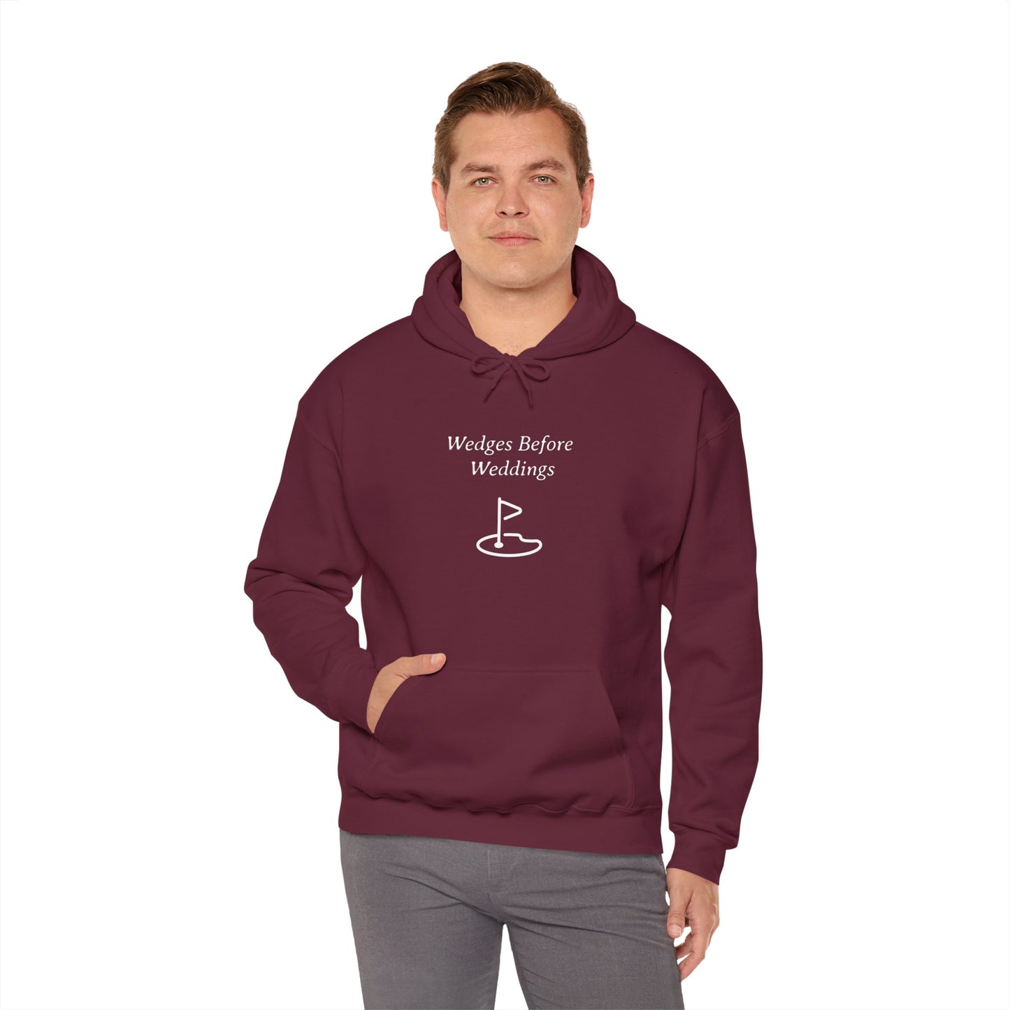 Wedges Before Weddings Funny Golf Hoodie