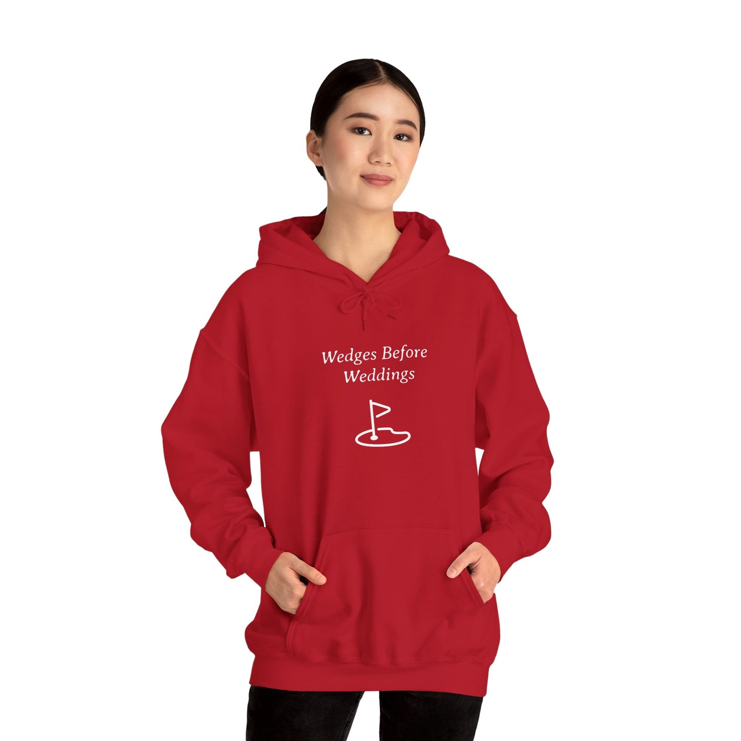 Wedges Before Weddings Funny Golf Hoodie