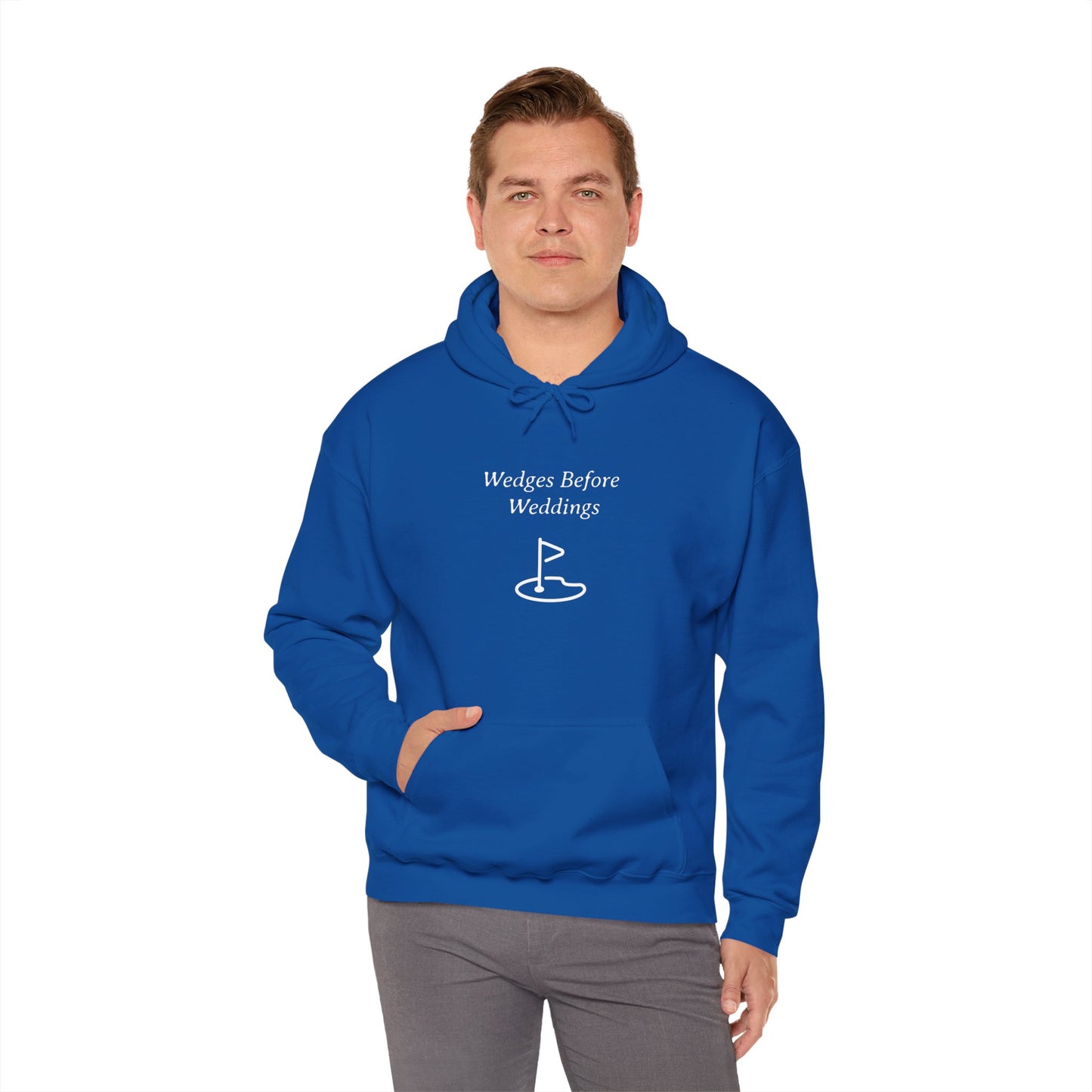 Wedges Before Weddings Funny Golf Hoodie