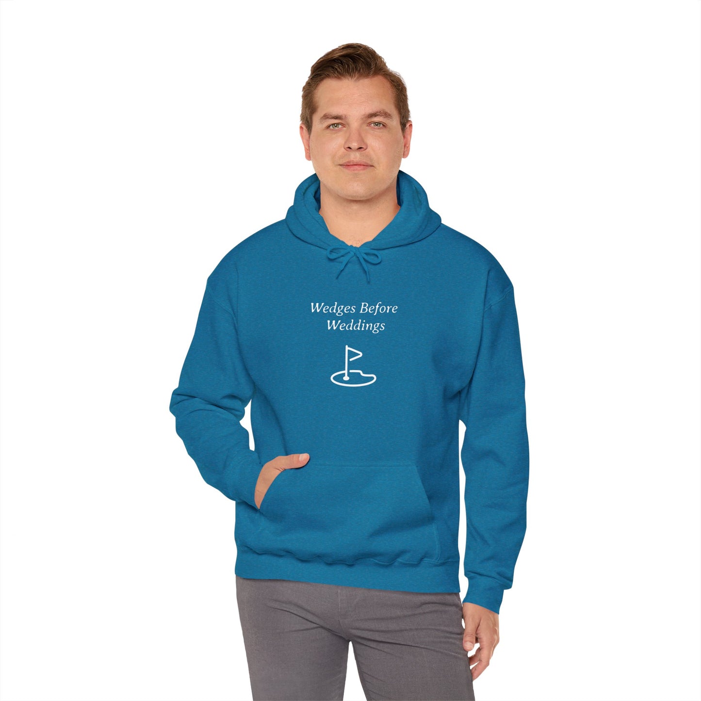 Wedges Before Weddings Funny Golf Hoodie