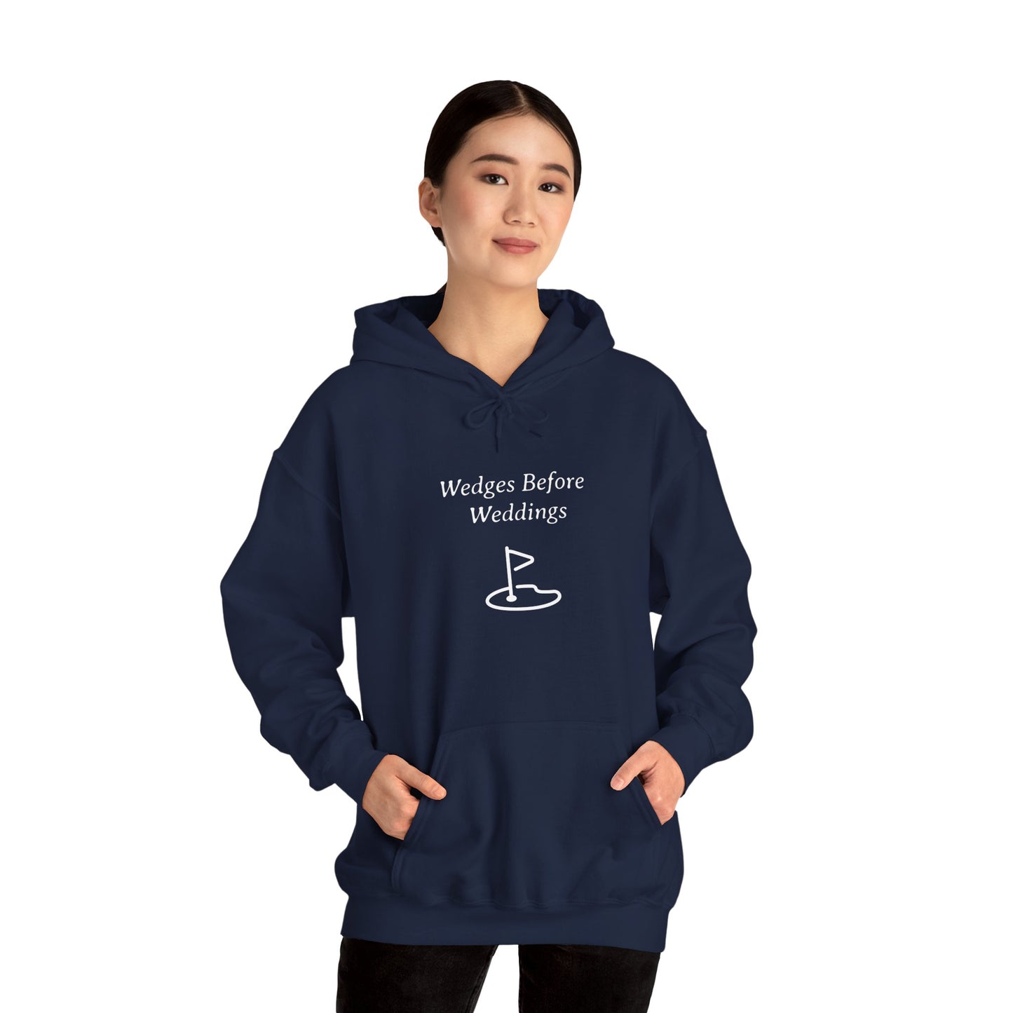 Wedges Before Weddings Funny Golf Hoodie