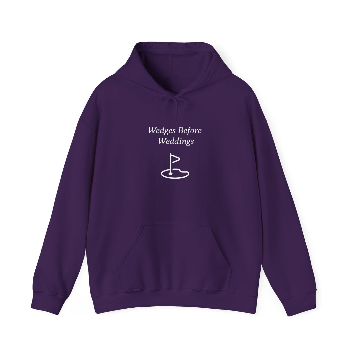 Wedges Before Weddings Funny Golf Hoodie