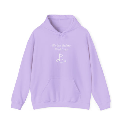 Wedges Before Weddings Funny Golf Hoodie