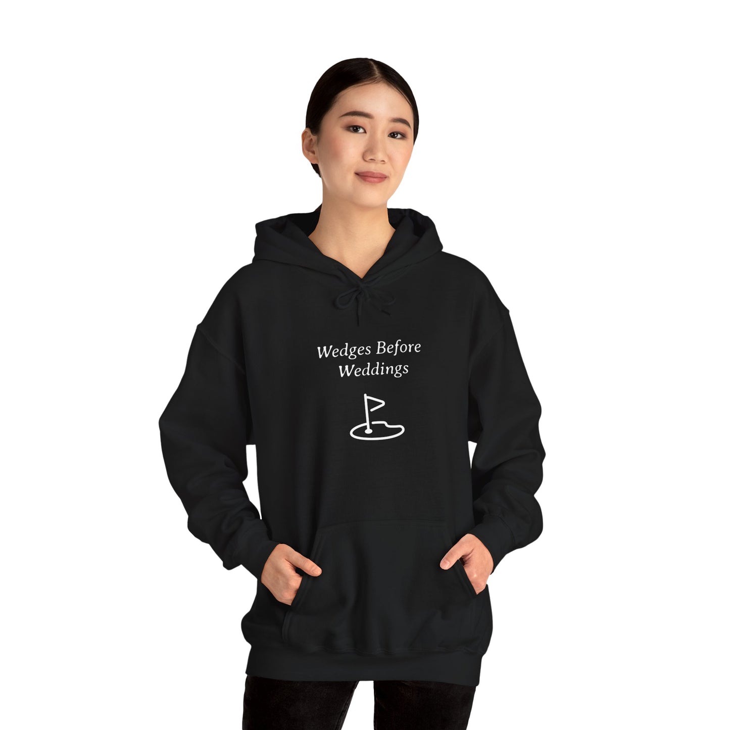 Wedges Before Weddings Funny Golf Hoodie