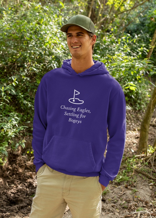Chasing Eagles Funny Golf Hoodie