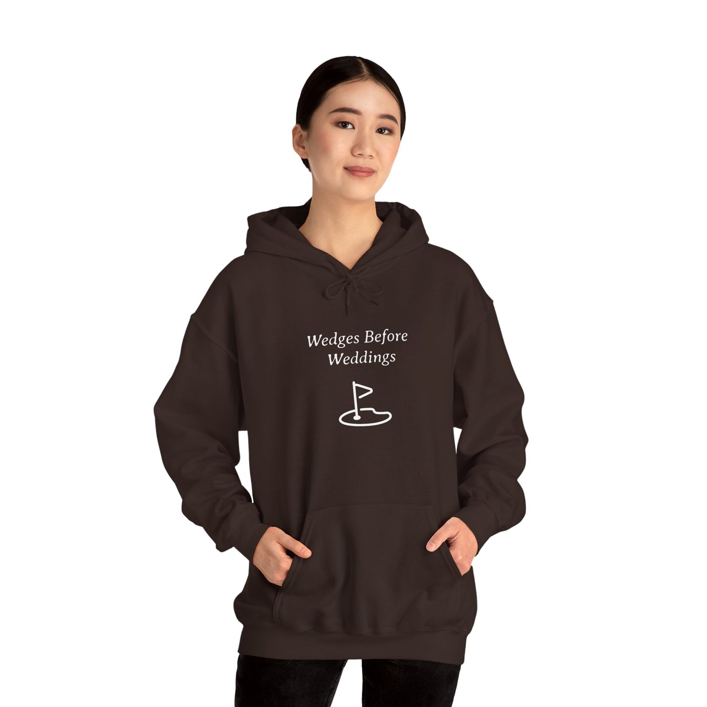 Wedges Before Weddings Funny Golf Hoodie