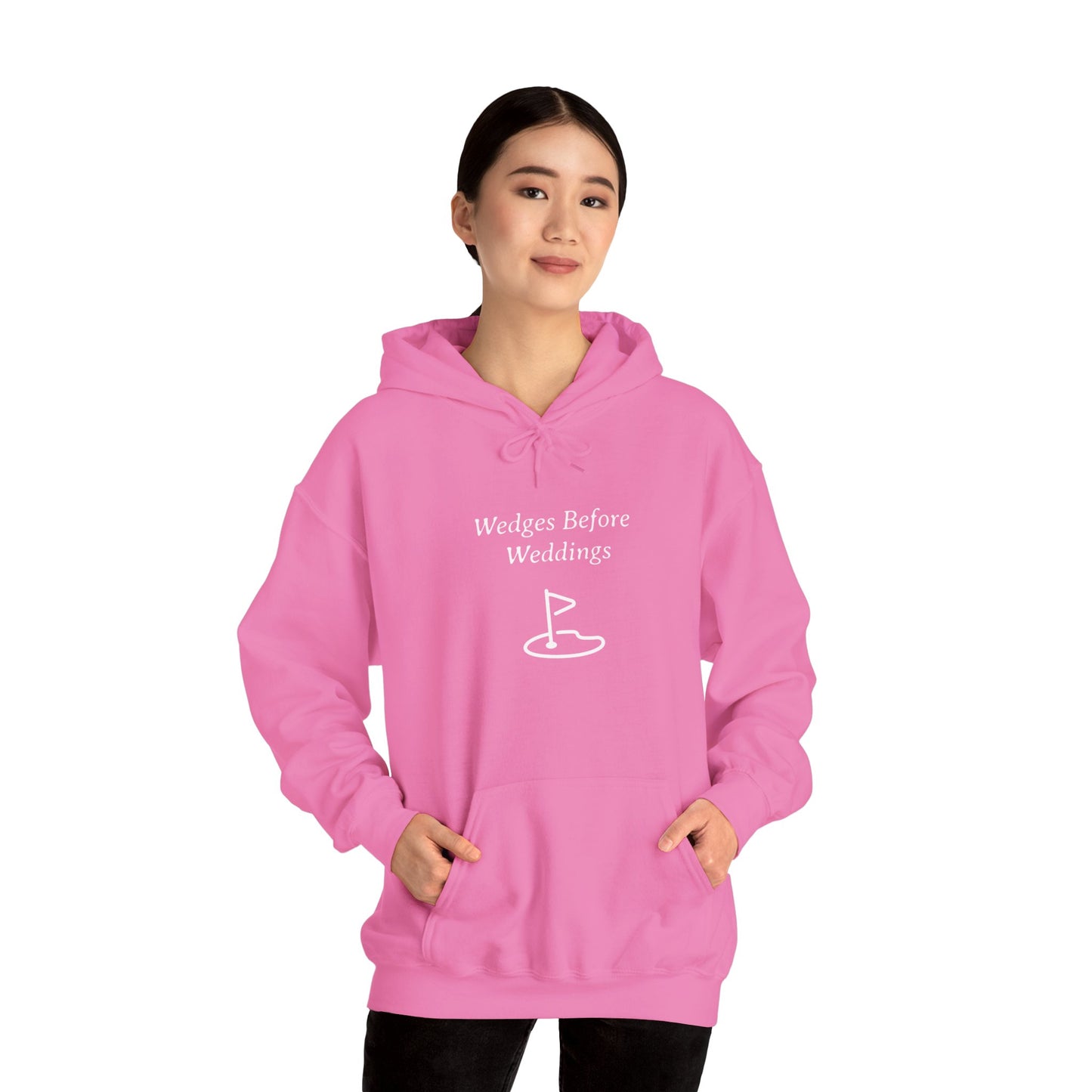 Wedges Before Weddings Funny Golf Hoodie