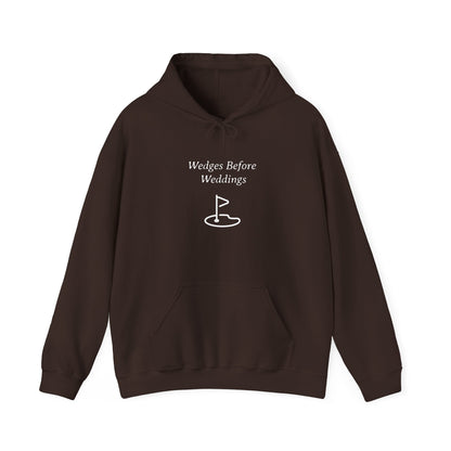 Wedges Before Weddings Funny Golf Hoodie