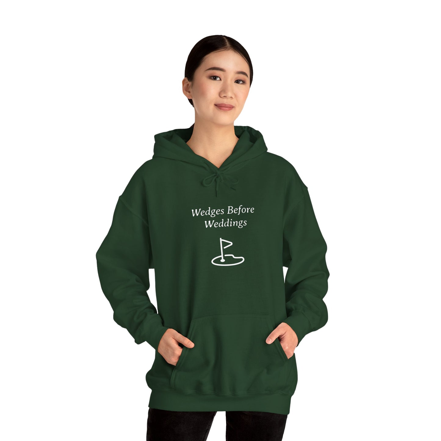 Wedges Before Weddings Funny Golf Hoodie