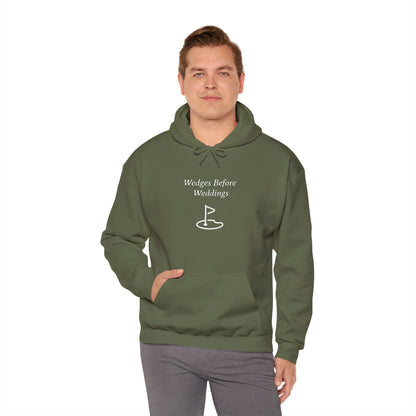 Wedges Before Weddings Funny Golf Hoodie