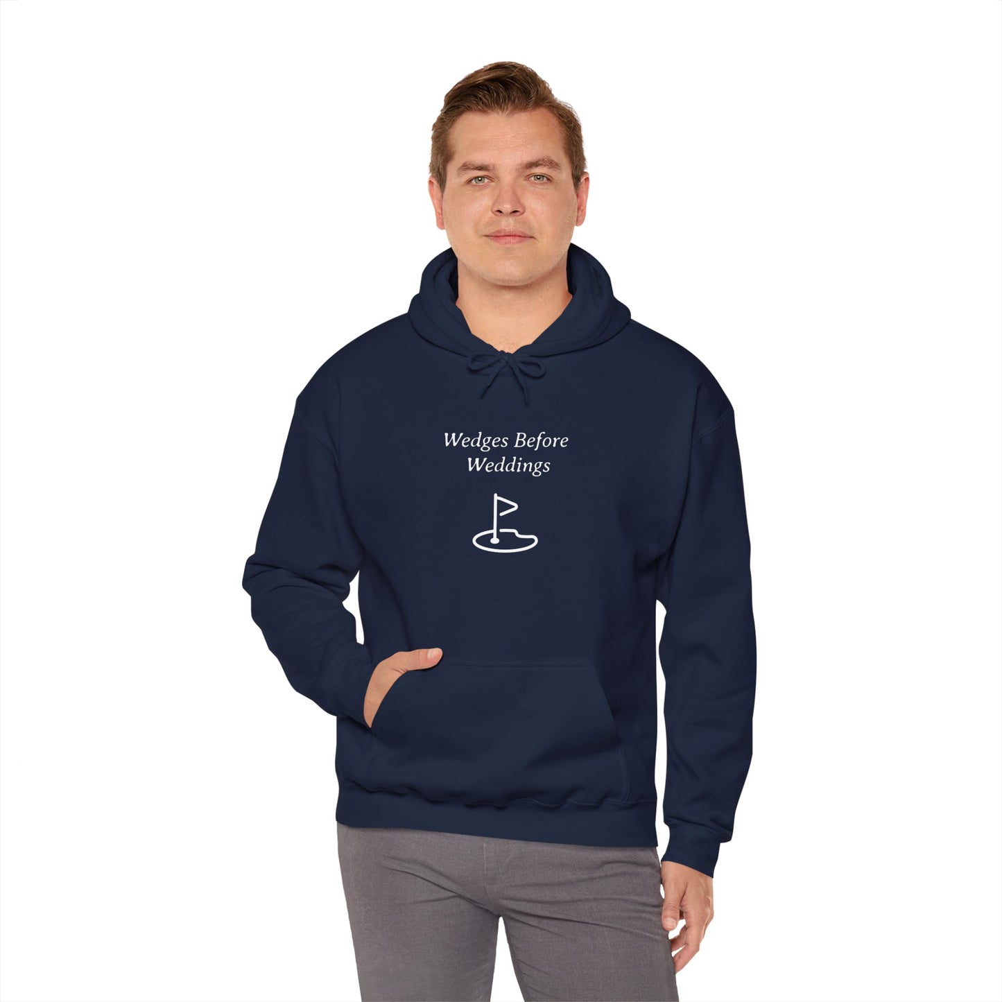 Wedges Before Weddings Funny Golf Hoodie