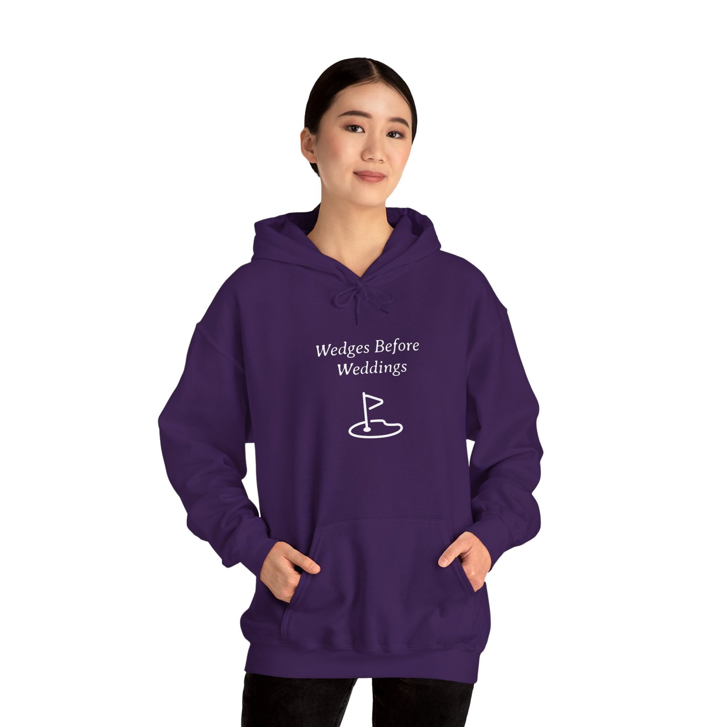 Wedges Before Weddings Funny Golf Hoodie
