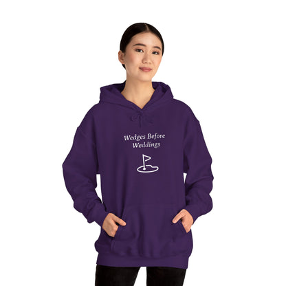 Wedges Before Weddings Funny Golf Hoodie