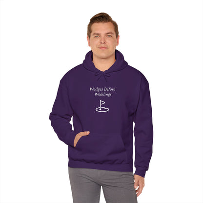 Wedges Before Weddings Funny Golf Hoodie