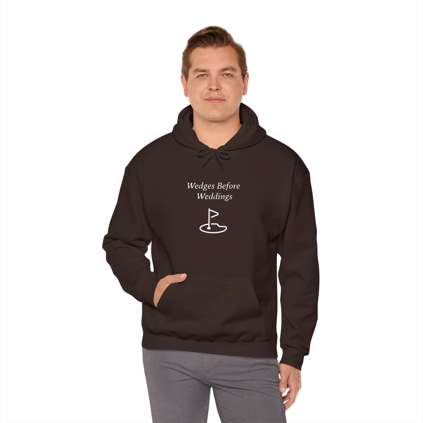 Wedges Before Weddings Funny Golf Hoodie