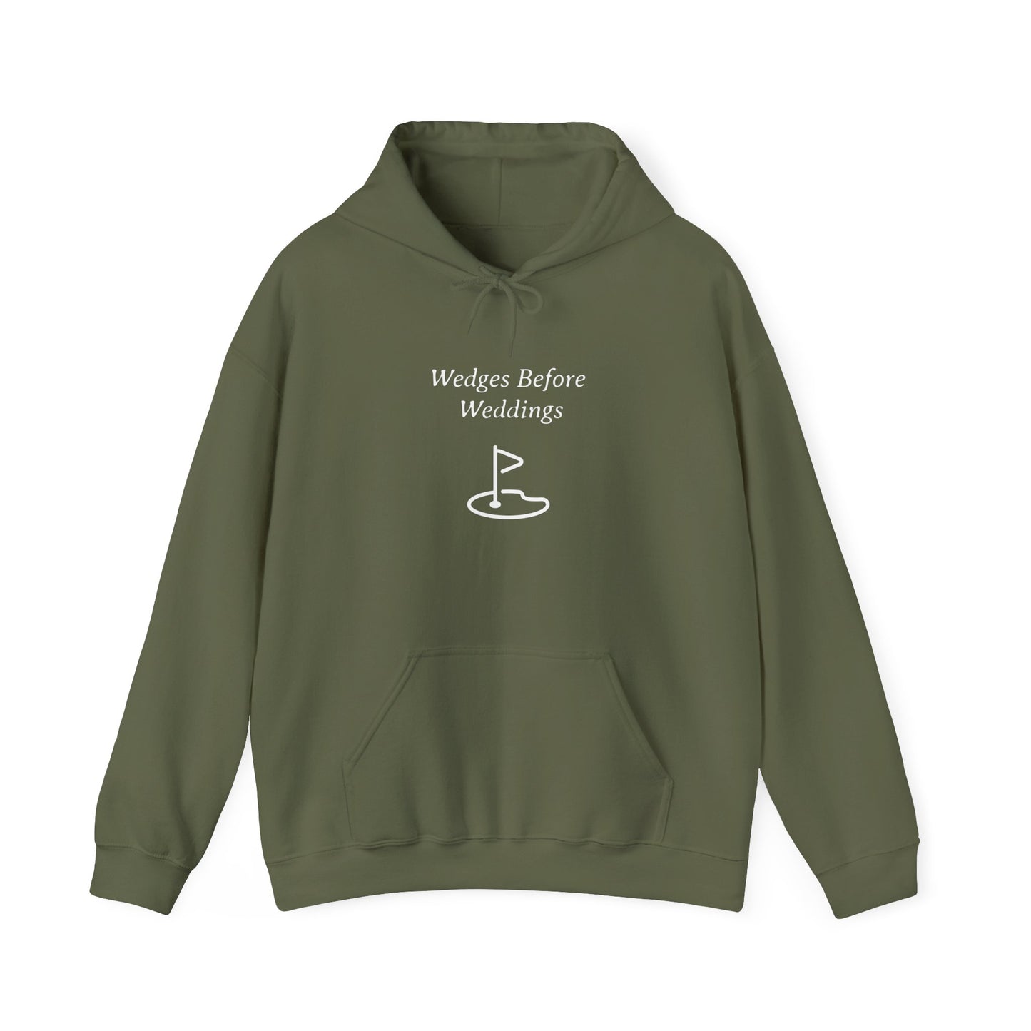 Wedges Before Weddings Funny Golf Hoodie