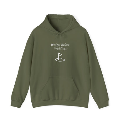 Wedges Before Weddings Funny Golf Hoodie
