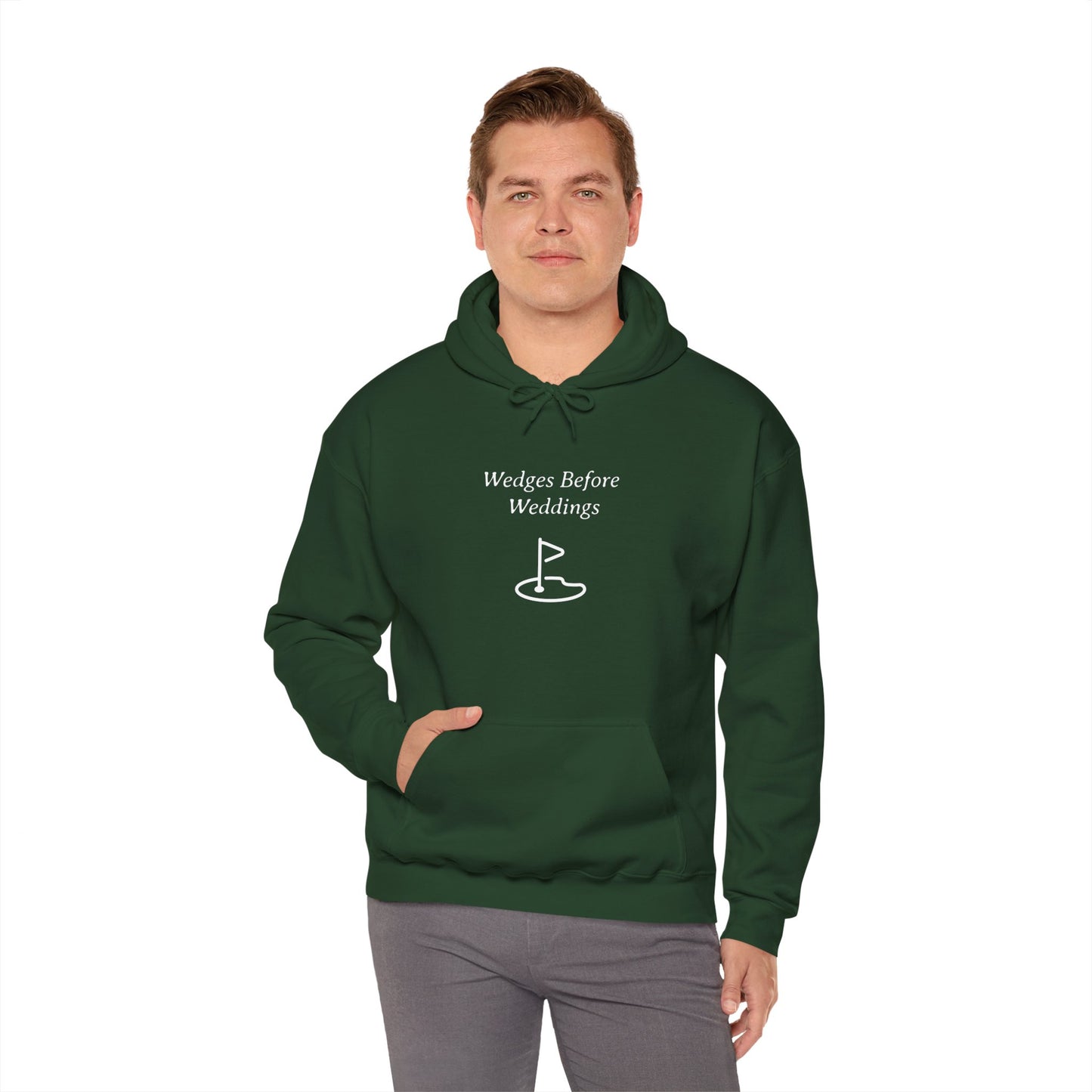 Wedges Before Weddings Funny Golf Hoodie